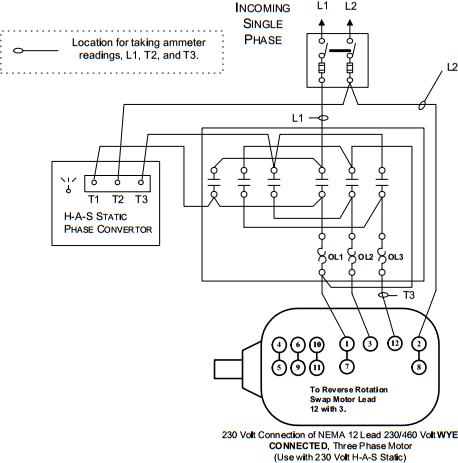 h a s static phase converter installation diagrams h a s static phase converter installation diagrams