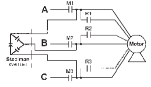 Technical Drawing of a Steelman Capacitor