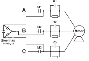 Technical Drawing of a Steelman Capacitor